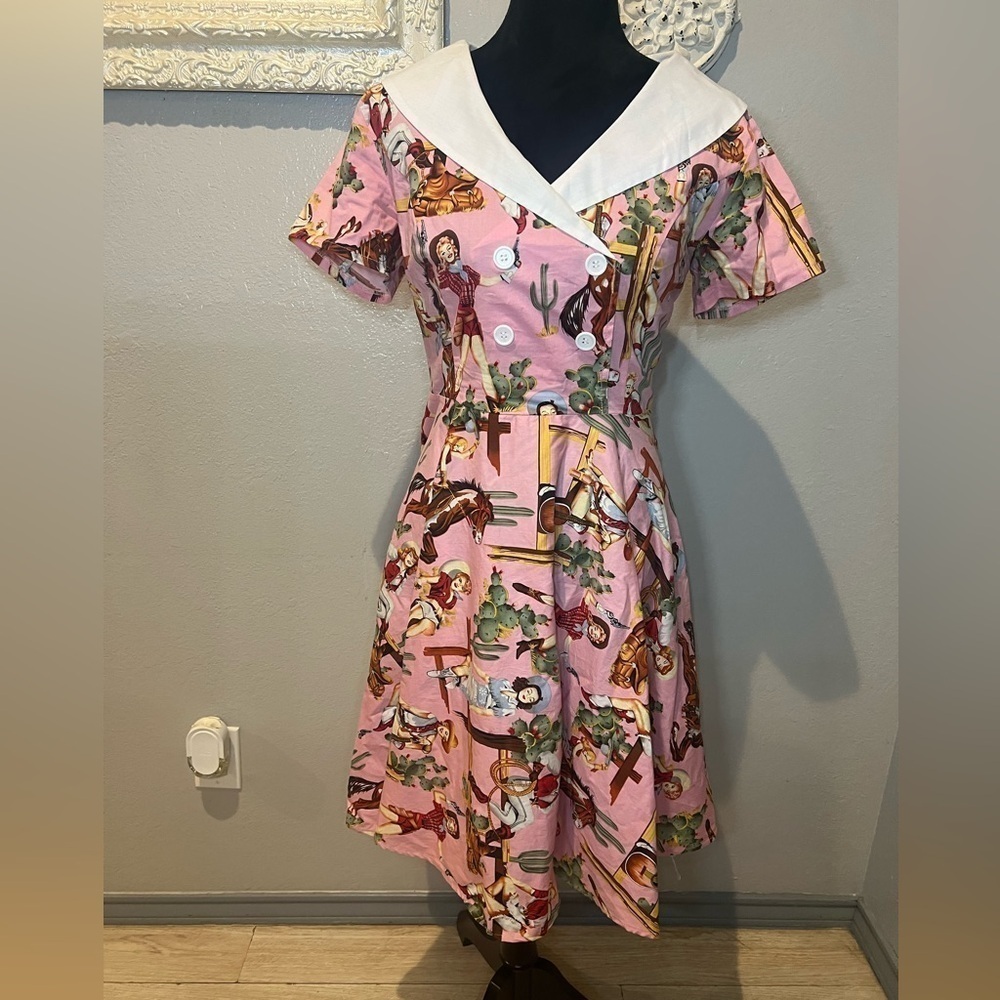 1950’s vintage style Stella Mae’s dress - Picture 4 of 7